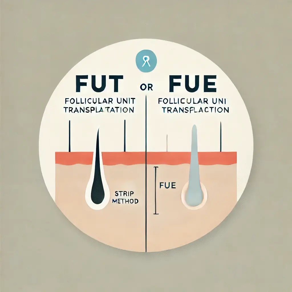 DALL·E-2025-03-07-12.30.48-A-minimalistic-feature-image-for-a-blog-titled-FUT-or-FUE_-Choosing-the-Right-Hair-Transplant-Option.-The-design-follows-a-clean-and-simple-style-f