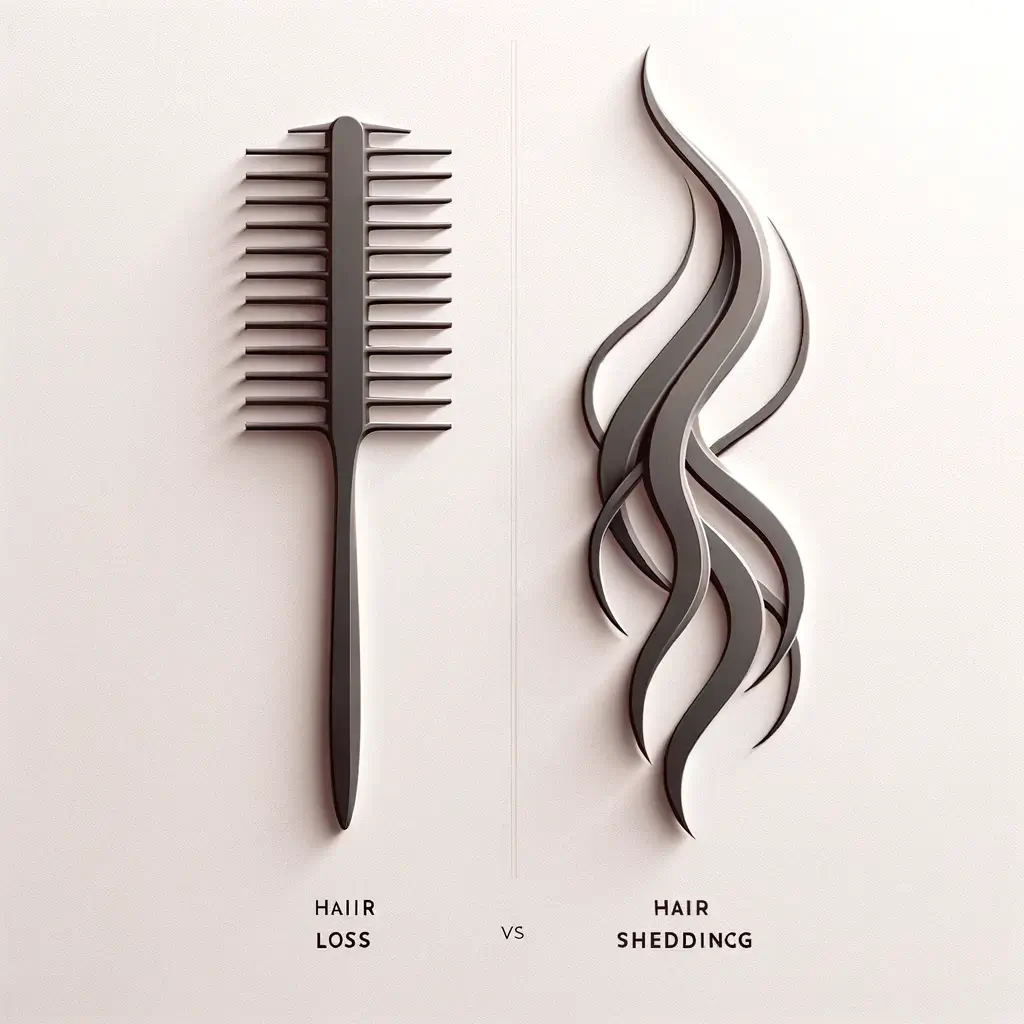 Hair Loss vs Hair Shedding